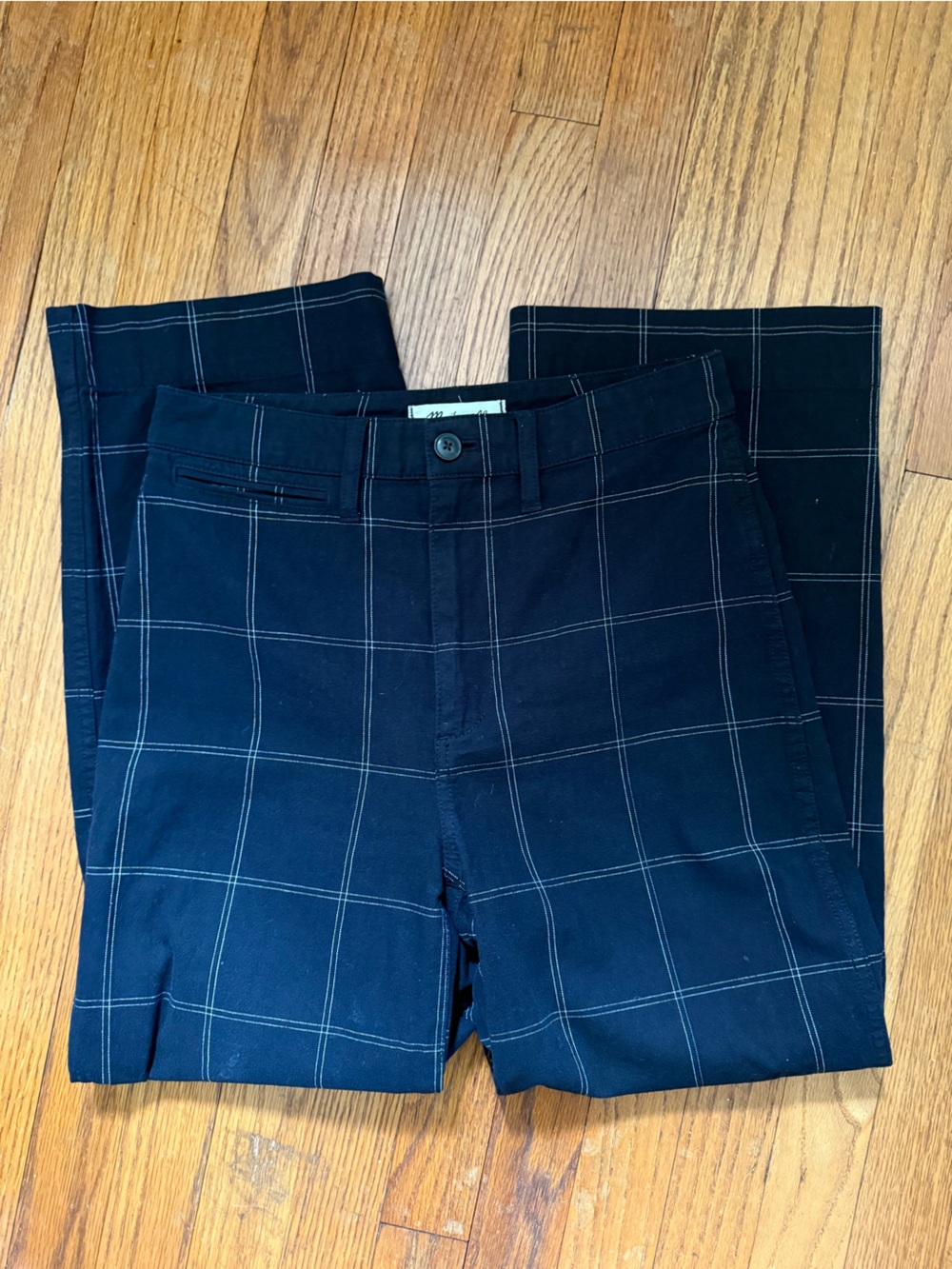 Madewell slim Emmett wide leg crop
